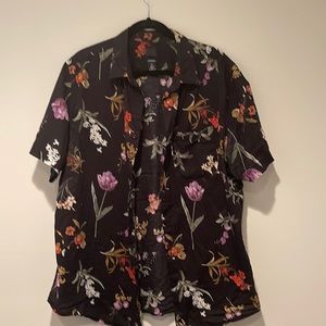 Floral print Zara shirt